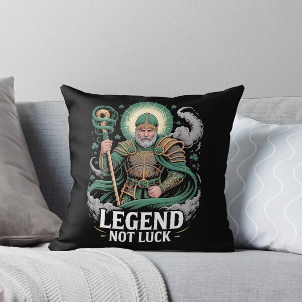 Item preview, Legend Not Luck – Saint Patrick Celtic Warrior designed and sold by DarylWelsh2024.