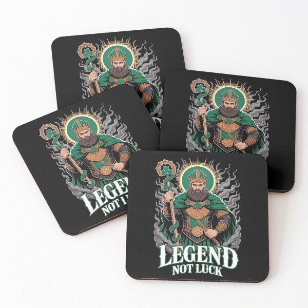 Item preview, Legend Not Luck – Saint Patrick Dark King Warrior designed and sold by DarylWelsh2024.