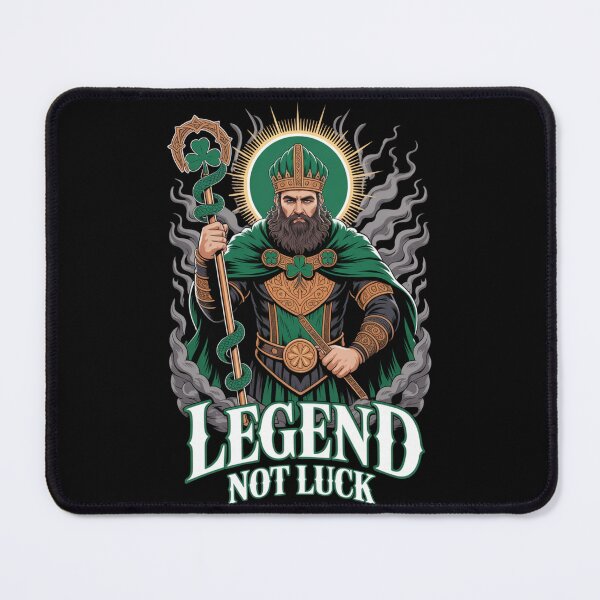 Item preview, Legend Not Luck – Saint Patrick Dark King Warrior designed and sold by DarylWelsh2024.