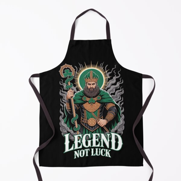 Item preview, Legend Not Luck – Saint Patrick Dark King Warrior designed and sold by DarylWelsh2024.
