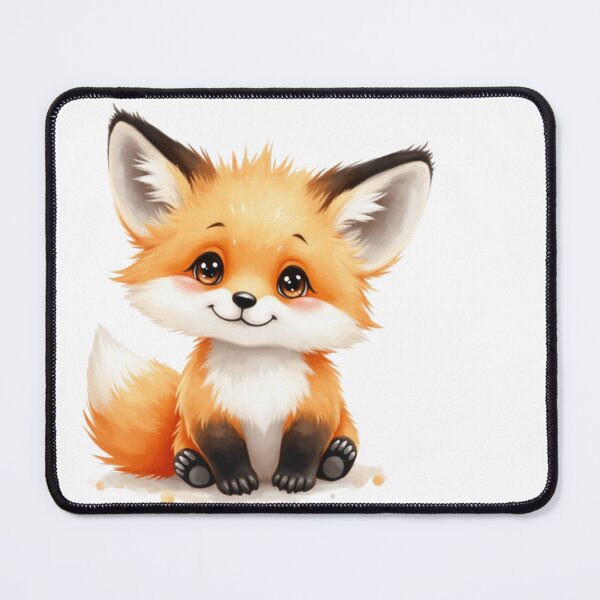 Item preview, Chibi style cute baby fox designed and sold by TineRose.