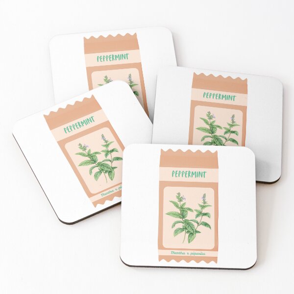 Item preview, Peppermint Vintage Botanical Herb Seed Packet designed and sold by Sparkledust Creations.