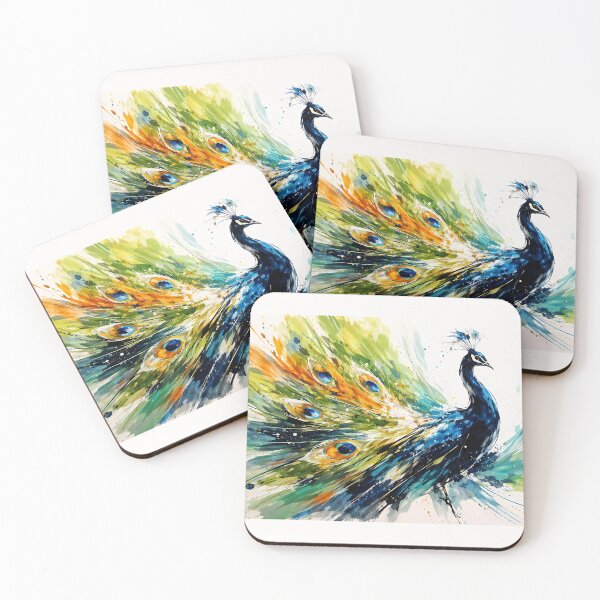 Item preview, Vibrant Peacock Display designed and sold by cuprum.