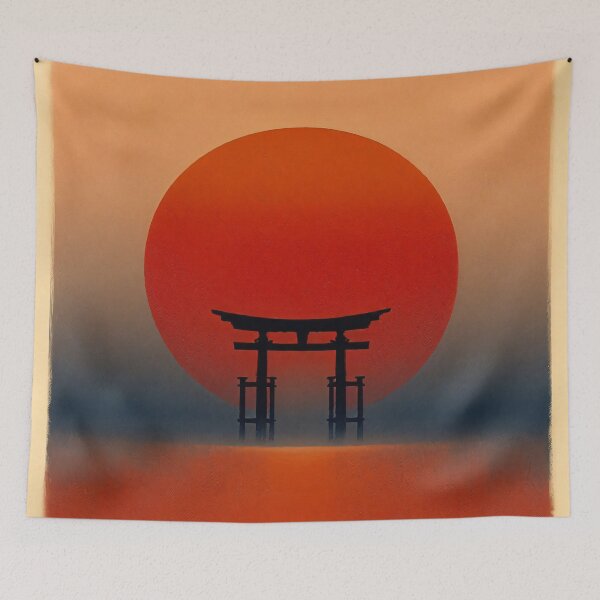 Item preview, Torii Beneath Vermilion Sun designed and sold by StudioKansai.