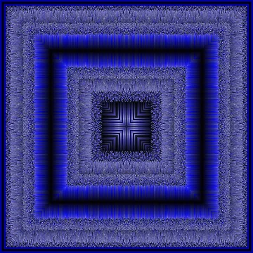 Artwork thumbnail, Deep Blue Infinity Frame by ScreenPin