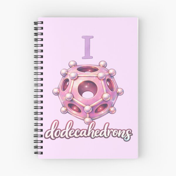 Item preview, Pastel I Love Dodecahedrons Cute Math Sticker Gift designed and sold by ArcanePrintsxo.