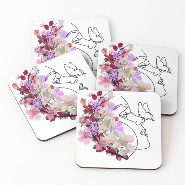 Item preview, Minimalist Line Art Woman & Floral Design designed and sold by alizye.