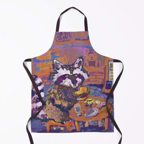Item preview, Raccoon at an overpriced artisanal burger joint wondering if the meat is unsalted because the cook messed up the recipe or if bland food is part of the concept. designed and sold by guilhernunes.