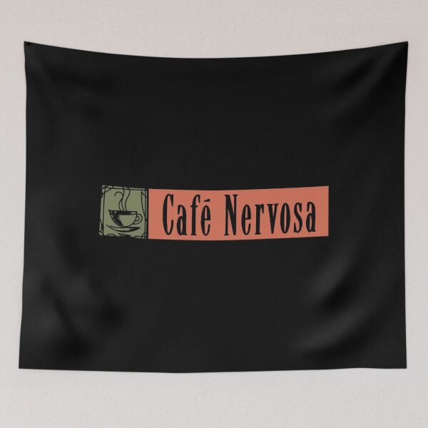 Item preview, Cafe Nervosa T-Shirt designed and sold by TylerGrimes1.