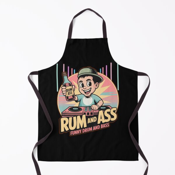 Item preview, Rum and Bass Funny Drum and Bass - DJ Party Cartoon Design designed and sold by NicheBloom.