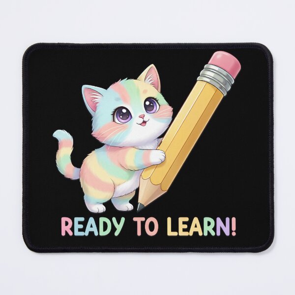 Item preview, Ready To Learn Cute Cat designed and sold by Visual Dept..