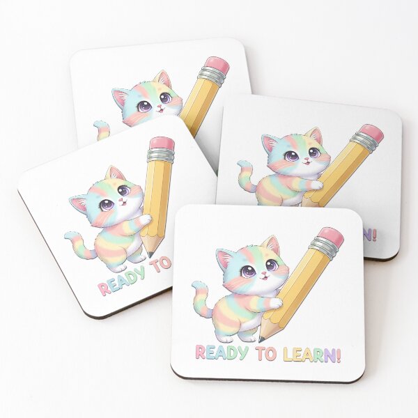 Item preview, Ready To Learn Cute Cat designed and sold by Visual Dept..