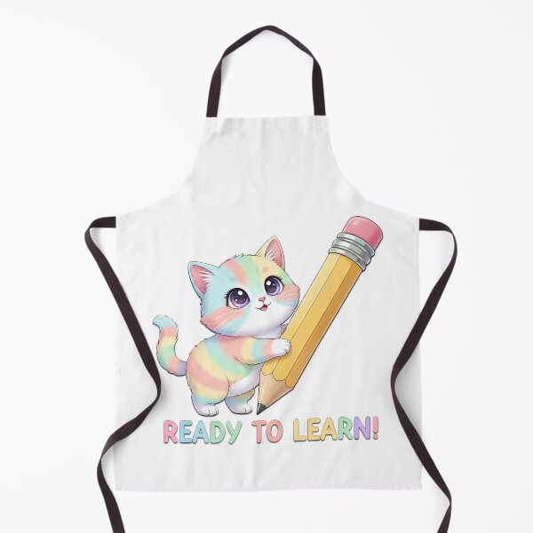 Item preview, Ready To Learn Cute Cat designed and sold by Visual Dept..