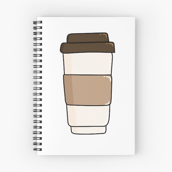 Item preview, Pegatina para taza de café para llevar — Estética de cafetería acogedora designed and sold by Papiertriangle.