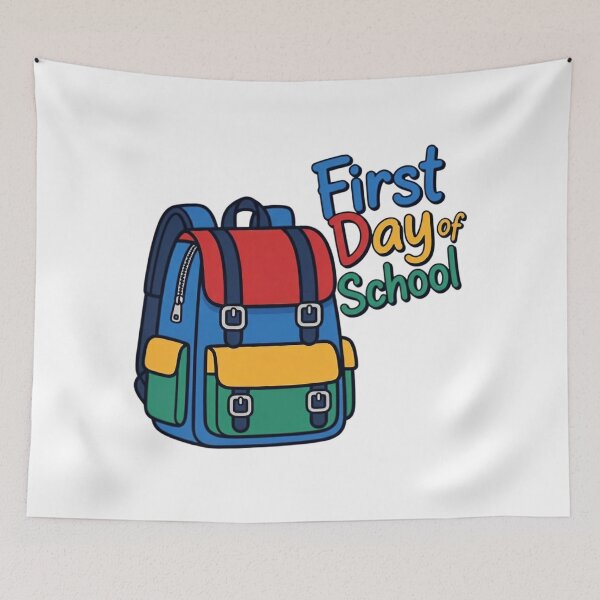 Item preview, First Day of School  designed and sold by Art for Every Person.