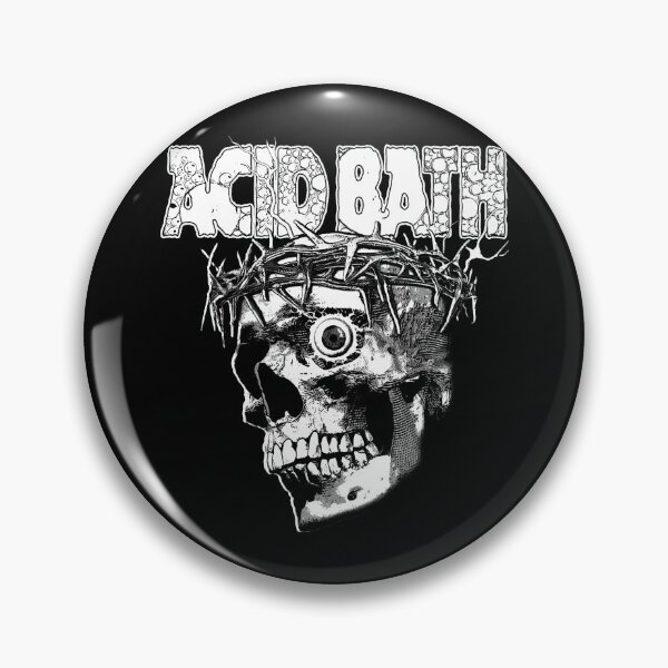 Item preview, Acid Bath Skull Black Greyscale Tour designed and sold by Stiodesign.
