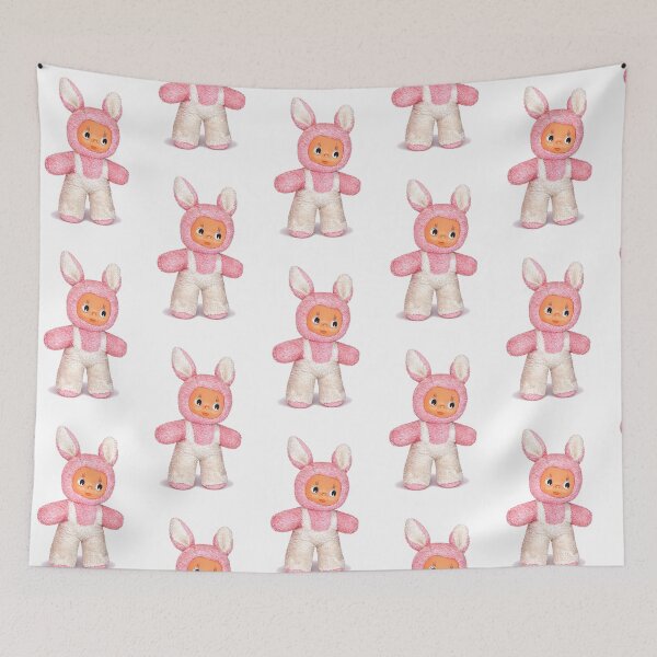 Item preview, Plush Rabbit Vintage Fan Art designed and sold by LLSwiss.