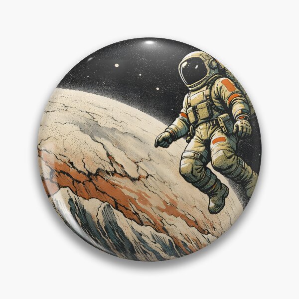 Item preview, The Quiet Orbit Theory Astronaut Vintage Space Poster - Minimalist Aesthetic Planet Art, Orbit Over Outcome Zen Philosophy, Retro Sci-Fi Floating Spaceman, Motivational Galaxy Quote, Vivaan Studio designed and sold by Vivaan Studio.