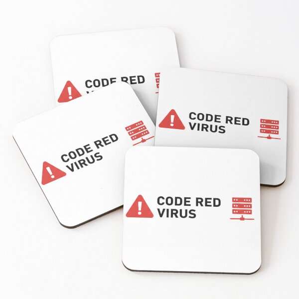Item preview, Code Red Virus  Network Alert Design designed and sold by KurtByteStudio.