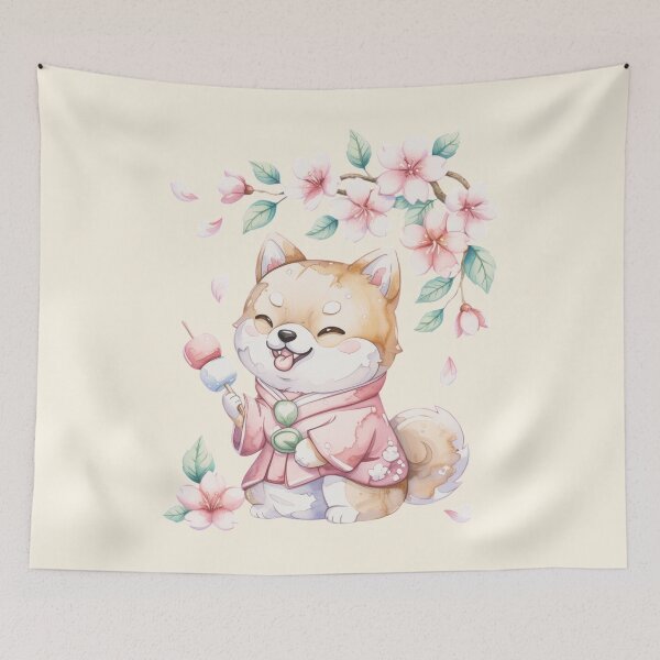 Item preview, Kawaii Sakura Shiba designed and sold by SignumShop.