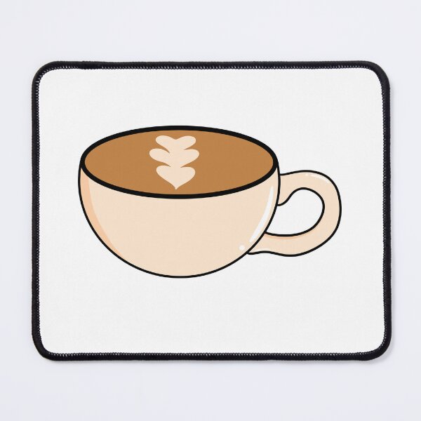 Item preview, Latte Coffee Cup Sticker — Cozy Café Drink Aesthetic designed and sold by Papiertriangle.