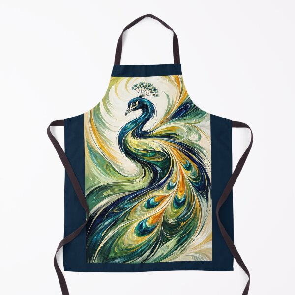 Item preview, Majestic Peacock in Swirling Colors designed and sold by cuprum.