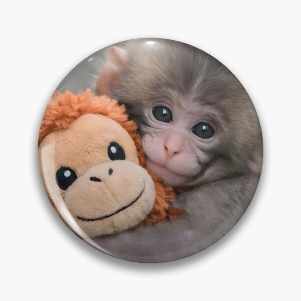 Item preview, Baby Monkey Punch and his toy friend designed and sold by 1522Shop.