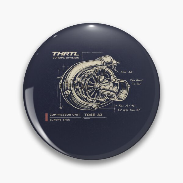 Item preview, 90s Turbo Blueprint - Europe Division Technical Illustration THRTL Performance Art designed and sold by ClassicThrottle.