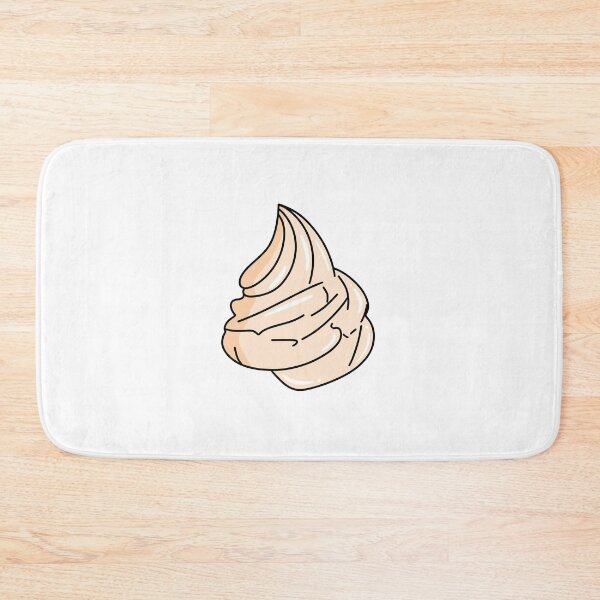 Item preview, Whipped Cream Dollop Sticker — Cozy Dessert Aesthetic designed and sold by Papiertriangle.