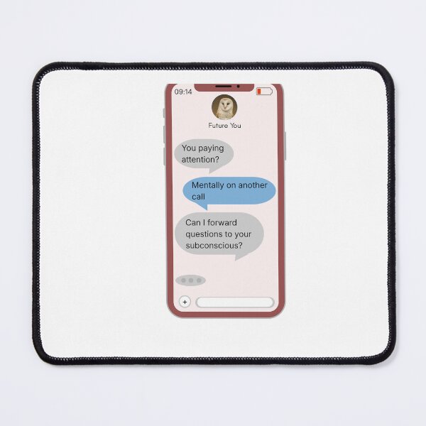 Item preview, You Paying Attention? Work text chat designed and sold by The Subtle Loud Studio.