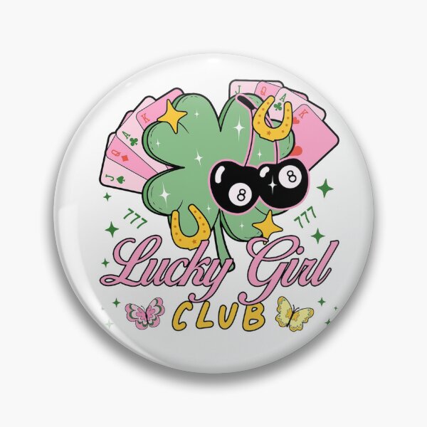 Item preview, lucky girl club - coquette aesthetic design designed and sold by JinxyArtistry.