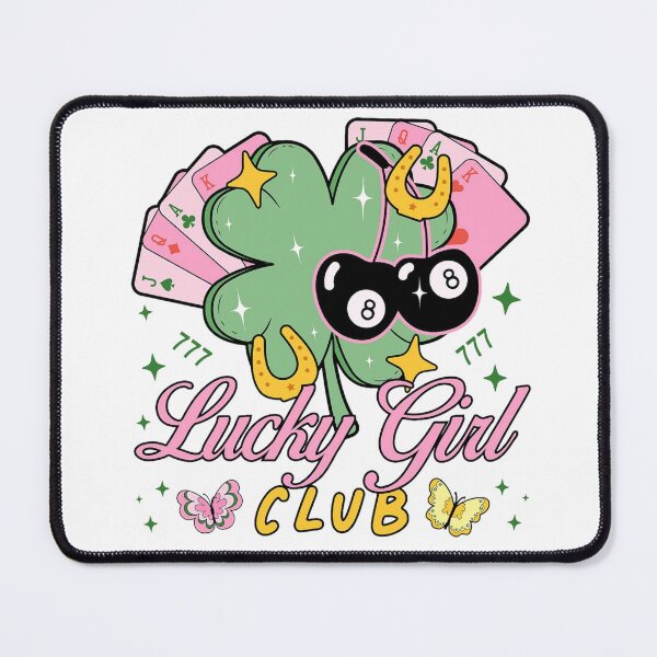 Item preview, lucky girl club - coquette aesthetic design designed and sold by JinxyArtistry.