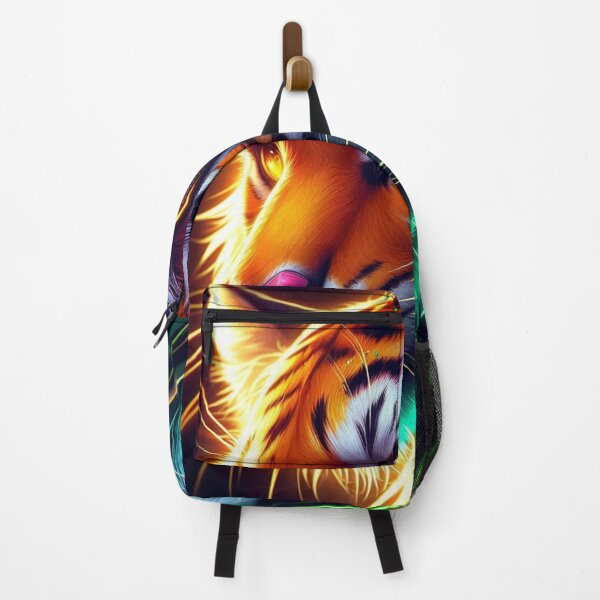 Item preview, Neon Cyber Tiger with Headphones designed and sold by Adappai.