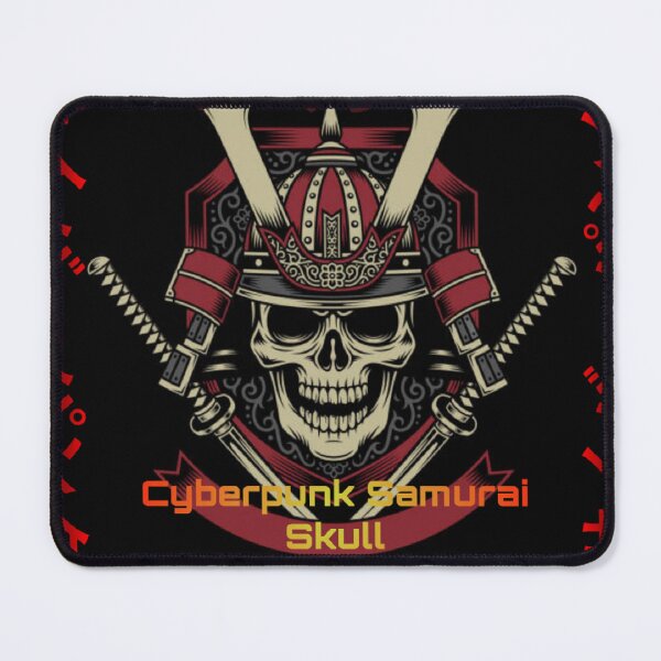 Item preview, Cyberpunk Samurai Skull - Japanese Mecha Art designed and sold by WalidRhedifa.