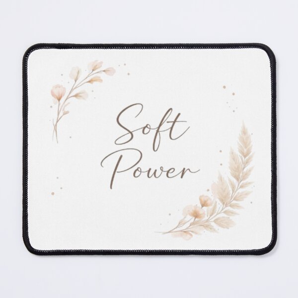 Item preview, Soft Power Minimal Aesthetic Typography Design designed and sold by Sanika arts .