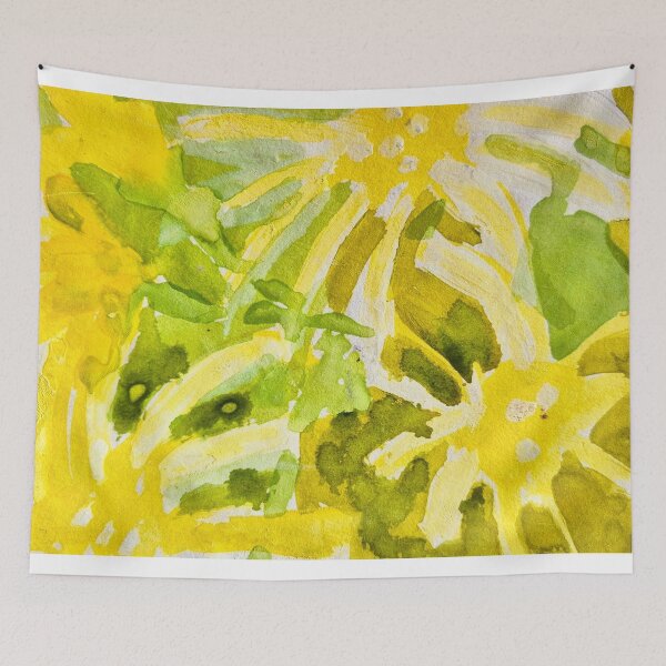 Item preview, Yellow Flower Abstract  designed and sold by Tortoise and Flower .