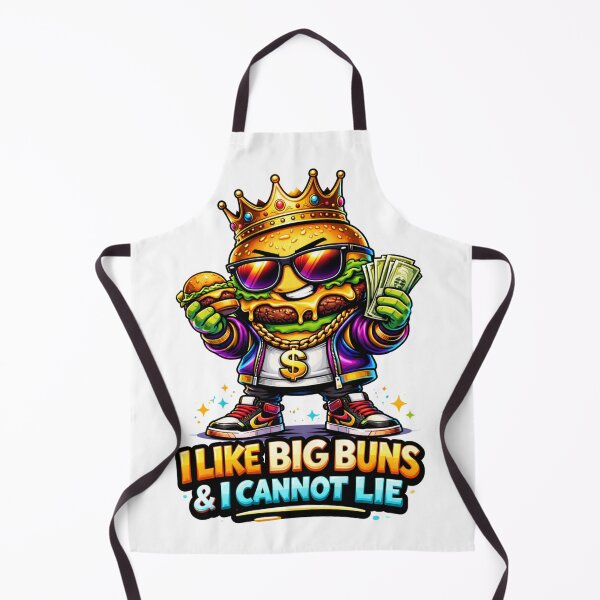 Item preview, I Like Big Buns Funny Burger designed and sold by RetroRespect.