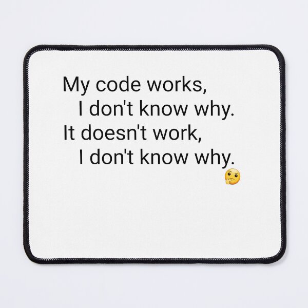 Item preview, Minimalist Developer Code Humor Poster designed and sold by Art by Debasish.