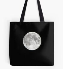 Full Moon over Santa Cruz Tote Bag