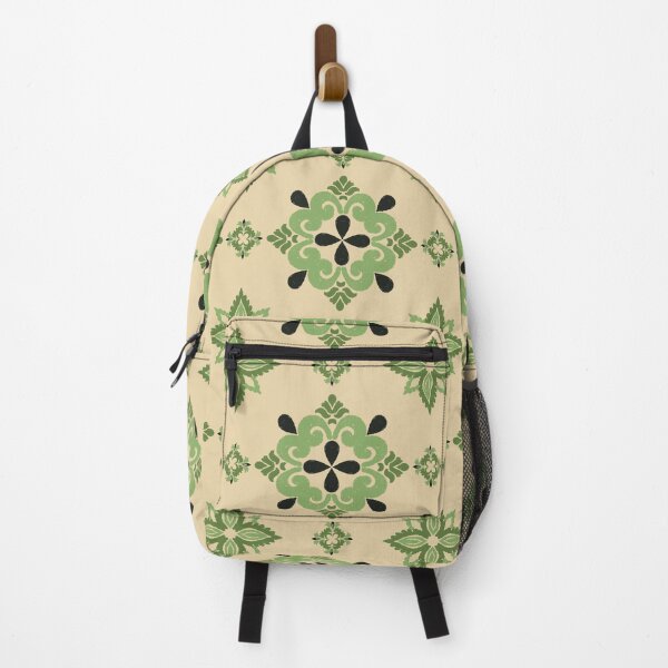 Item preview, Seamless Vintage Green Floral Pattern with Ornamental Ethnic Motifs. designed and sold by kasune-shop.