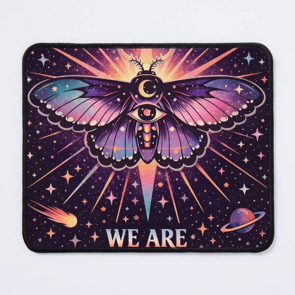 Item preview, We Are Cosmic Beings – Celestial Moth designed and sold by Matinez Pink.