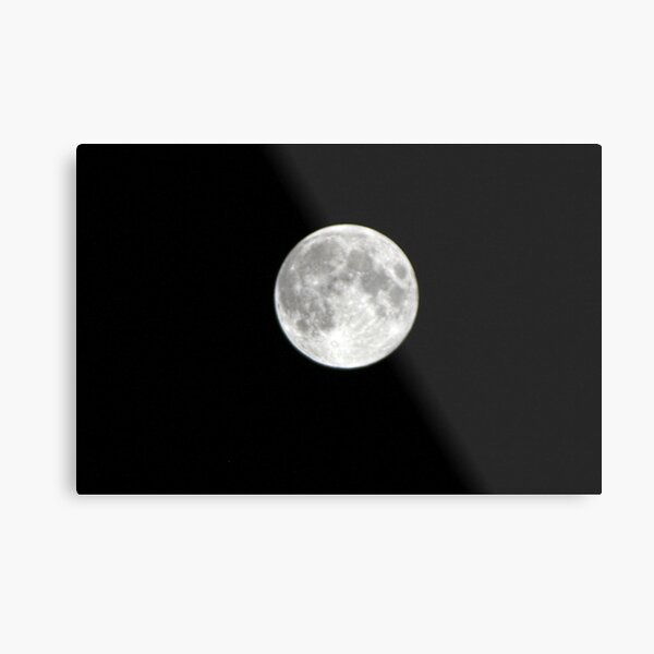 Full Moon over Santa Cruz Metal Print