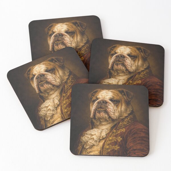 Item preview, Sir Flexington III Regal Bulldog Portrait designed and sold by Raddoodler.