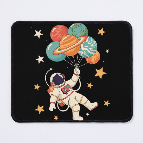 Item preview, Universe Galaxy Space Planets Balloons Kids Astronaut designed and sold by joyouartArt.