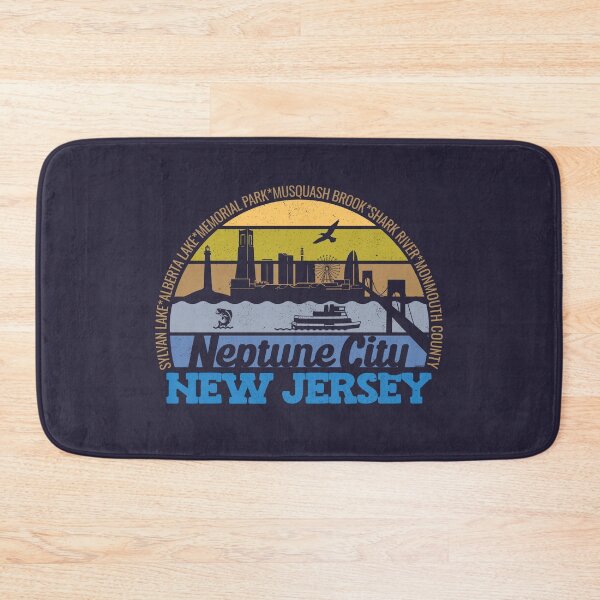 Item preview, Neptune City New Jersey Sunset Retro Vintage Local Pride Logo designed and sold by CRHPOD20.
