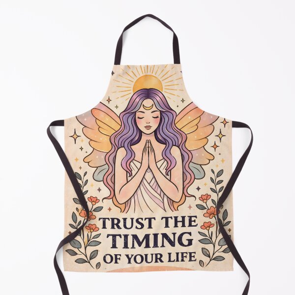 Item preview, Trust the Timing – Angel Affirmation Art designed and sold by Matinez Pink.