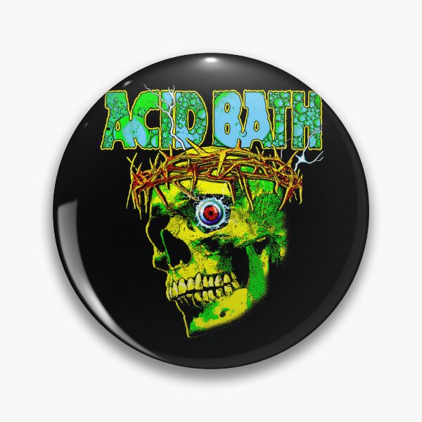 Item preview, Acid Bath Tour Psych Skull designed and sold by Stiodesign.