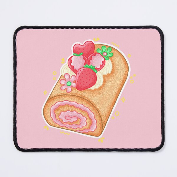 Item preview, “Strawberry Sweet Roll” – Kawaii Dessert Delight designed and sold by TheRightNotes.