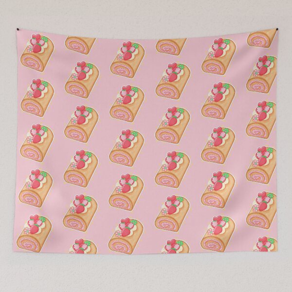 Item preview, “Strawberry Sweet Roll” – Kawaii Dessert Delight designed and sold by TheRightNotes.