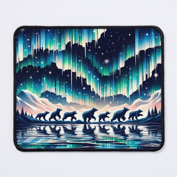 Item preview, Northern Lights Bear, Ai Generated Art   designed and sold by ACC .